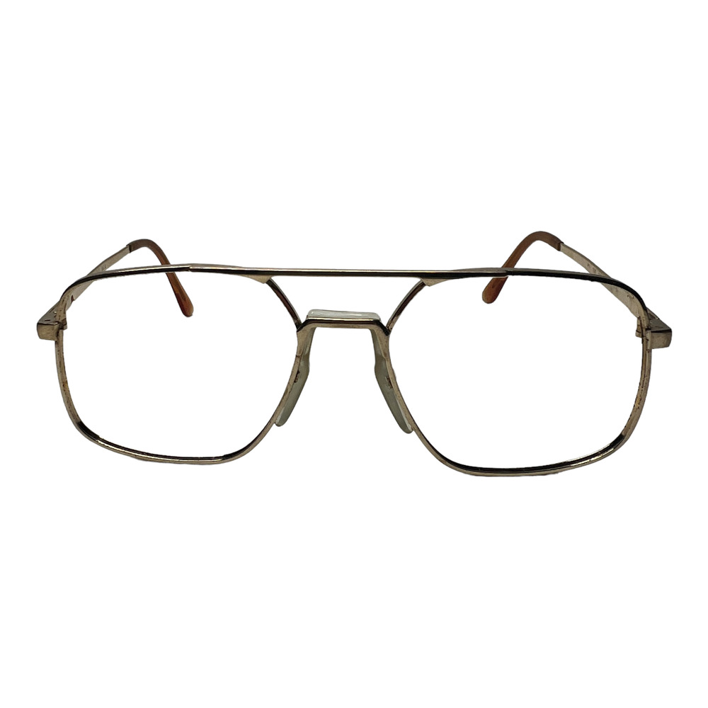 AOSafety‎ Vintage Eyeglasses Frame AO787 OC-1000 59-15-145 Gold Full Rim H3224